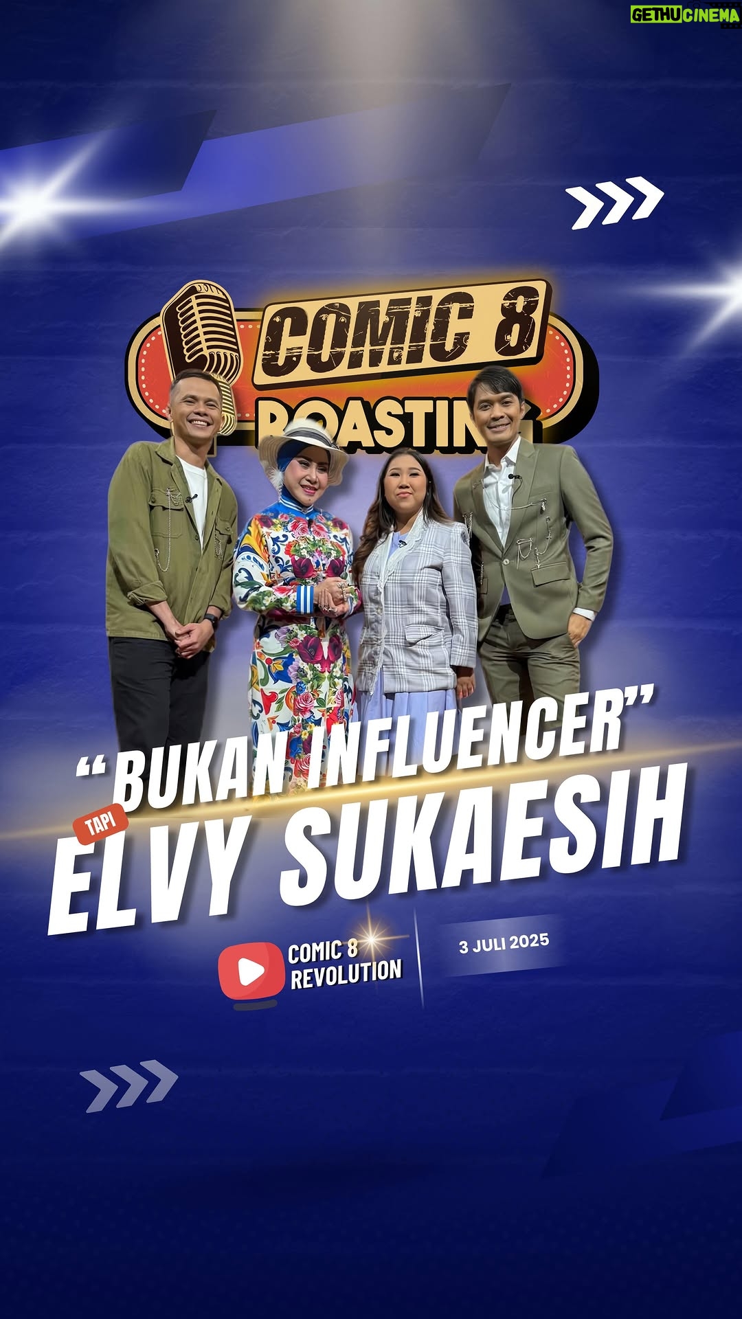 Elvy Sukaesih - 654 Likes - Saatnya Kita Roasting RATU nya dangdut Indonesia ! Pada Berani Sama @elvy_sukaesih ?

Bareng @dicky_difie @kikysaputrii @adjisdoaibu 

Sudah Tayang Nonton Sekarang di YouTube Comic 8 Revolution

#Comic8Roasting #Comic8RoastingElvySukaesih #ElvySuksaesih