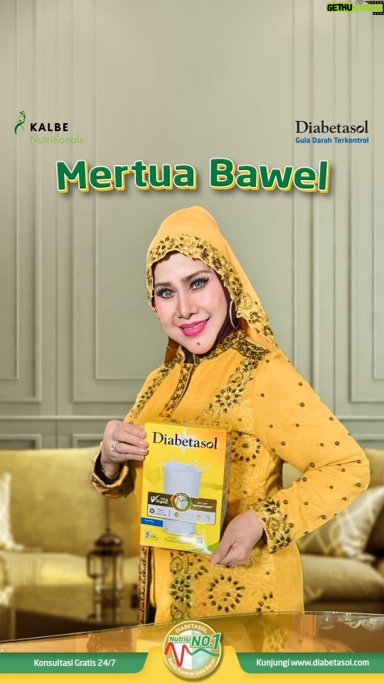 Elvy Sukaesih - 0.9K Likes - Sebagai mertua, tujuan terbesar hidup adalah melihat keluarga tersenyum dan bahagia selalu!
Kenangan apa yang paling kalian inget dengan Mertua ? pasti ada suka dan duka nya kan?

Kalau umi, kenangan yang paling berkesan adalah mengingatkan mantu umi untuk selalu jaga kesehatan. Salah satunya kontrol gula darah seperti ummi dengan minum Diabetasol @diabetasol_id karena ummi sekarang tak perlu hadapi semuanya sendiri 💛

#manisnyalidahmertua
