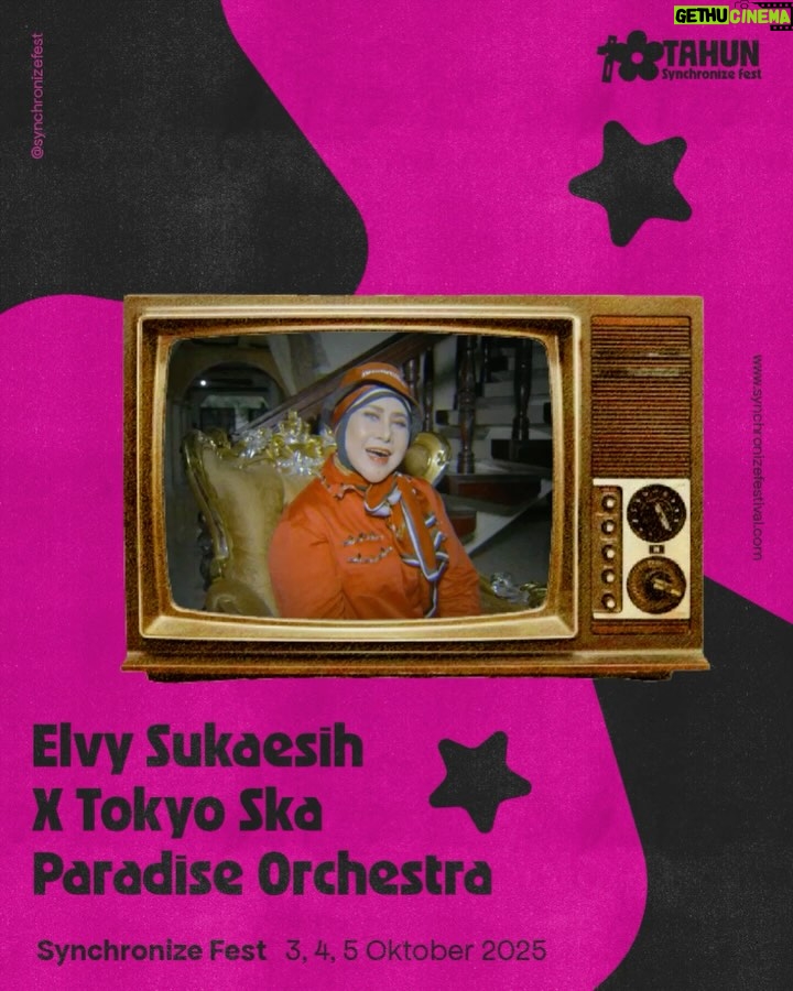 Elvy Sukaesih - 583 Likes - Warga wargi ingat kolaborasi fenomenal @elvy_sukaesih dan @tokyoska_official pas tahun 1996? Nantinya kolaborasi ini akan tampil kemabli di #SynchronizeFest25!

Siapa nih temen yang bakal kamu ajak nonton mereka? Coba mention di kolom komen yesss~