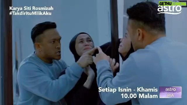 Emma Maembong - 17.8K Likes - Takdir itu milik siapa akhirnya? Zarif atau Dian? 

Saksikan #TakdirItuMilikAku
Karya Terbaik @sitirosmizahsemail
Setiap Isnin - Khamis, 10 Malam di Astro Ria dan Strim Astro GO 

Terbitan: @sronesdnbhd 
Arahan: @ferozkader_75

Bersama dengan Emma Maembong, Shaheizy Sam & pelakon-pelakon hebat yang lain..

ASTRO BAHARU. TAK MACAM DULU. Raikan saat-saat bersama keluarga dengan Astro Baharu. Strim #TakdirItuMilikAku On Demand bila-bila masa dengan Astro Ultra Box. Dapatkan Pek Primary daripada hanya RM41.99/bln dengan tawaran terhad langganan auto debit untuk menikmati rancangan hiburan paling popular untuk seisi keluarga.

Tertakluk pada terma dan syarat.

WhatsApp “GET ASTRO” ke 03-9543 3838.

Strim #TakdirItuMilikAku di sooka, 4 episod percuma untuk semua. Langgan sooka untuk hiburan tanpa kontrak. 🎉

#AstroBaharu #TIMA #TakdirItuMilikAku
#AstroBaharu #TakMacamDulu
#BamBamStudios #MasaBersama #MerapatkanKita