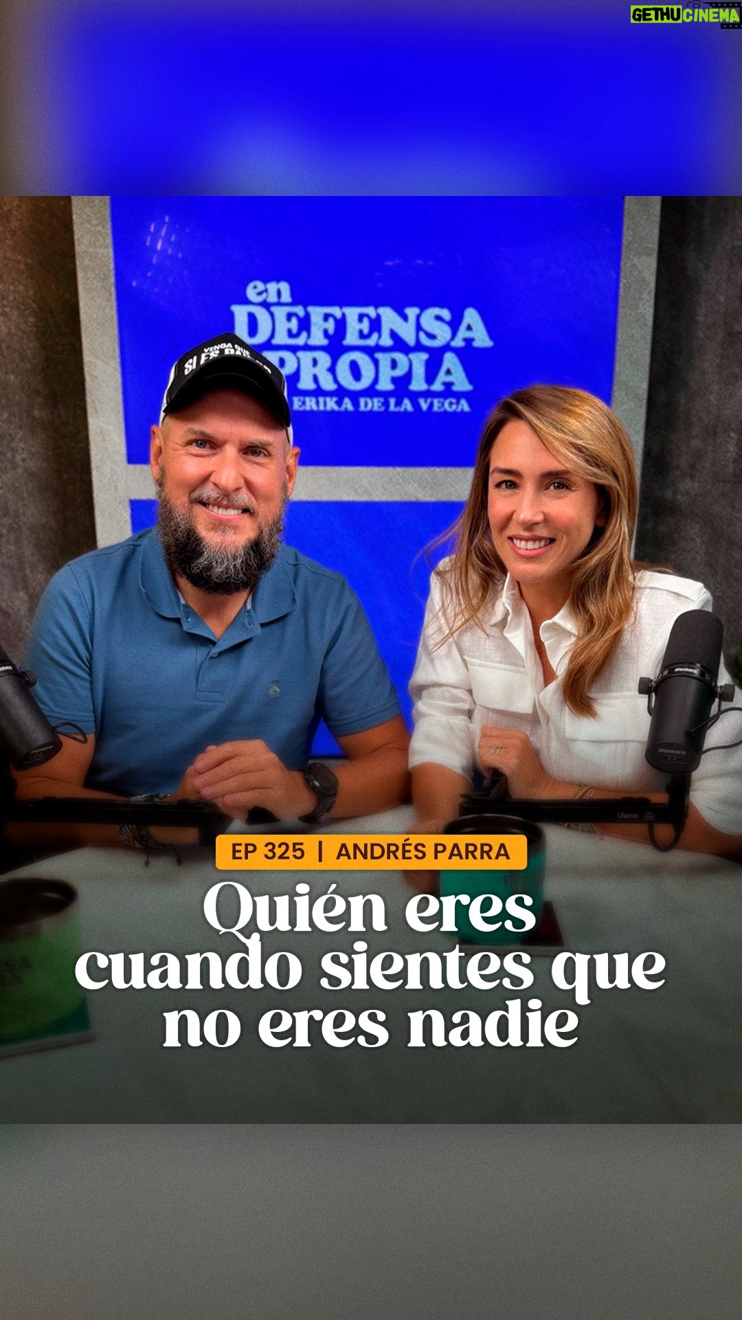 Erika de la Vega - 30.3K Likes - ¿Quién eres cuando sientes que no eres nadie? ¿Cómo comenzar a redefinirte desde el autoconocimiento cuando te encuentras en lo más bajo? ¿Cómo vivir desde la espiritualidad y no para complacer a los demás? Hoy converso sobre este y muchos otros temas con el reconocido actor Andrés Parra @soyandresparra #EnDefensaPropia

Comenta la palabra ÉXITO y te envío el episodio completo!