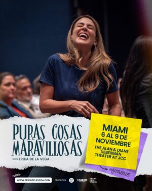 Erika de la Vega Instagram - Porque cada vez veamos más todas las cosas maravillosas que tiene la vida. Nos vemos del 6 al 9 de noviembre en MIAMI en el Alan & Diane Lieberman Theater at JCC 🌟
¡Gracias Agosto!
🎟️ Tickets en erikadelavega.com
@tiranube