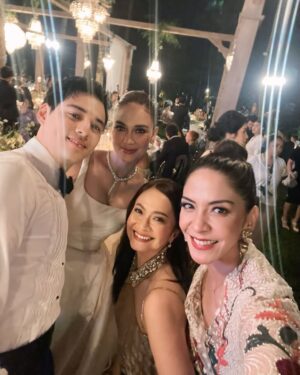 Ersa Mayori Instagram - Love has found its way and it led you to each other ❤️
Congratulations @lunamaya and @bouttier_maxime, wishing you a lifetime of happiness!
#MoonToTheMax