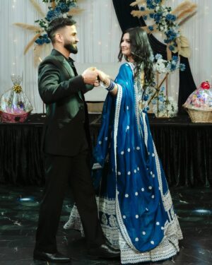 Esha Jhanji Instagram - The start of our beautiful LOVE story.🦋
With every heartbeat, I CHOOSE you.🤍
#esharonmein #baatpakki