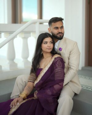 Esha Jhanji Instagram - With every passing moment, our LOVE  continues to grow, and our hearts beat as one . We met, we fell in LOVE, and now we’re beginning our happily ever after. They say every story is beautiful but ours feel like a dream come true. Here’s to the laughter, the LOVE, and the countless memories to come! 🧿
.
.
.
From [20-04-25] to forever, ‘l LOVE  you” 🤍🦋
#esharonmein