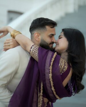 Esha Jhanji Instagram - With every passing moment, our LOVE  continues to grow, and our hearts beat as one . We met, we fell in LOVE, and now we’re beginning our happily ever after. They say every story is beautiful but ours feel like a dream come true. Here’s to the laughter, the LOVE, and the countless memories to come! 🧿
.
.
.
From [20-04-25] to forever, ‘l LOVE  you” 🤍🦋
#esharonmein