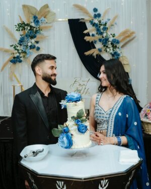 Esha Jhanji Instagram - The start of our beautiful LOVE story.🦋
With every heartbeat, I CHOOSE you.🤍
#esharonmein #baatpakki