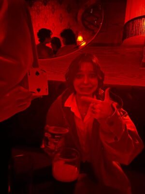 Evie Templeton Instagram - Season 2 Part 1 is out now !! 
Incredibly grateful to be a part of this wonderful show @wednesdaynetflix 
Huge thanks to Tim, Al, Miles and all the amazing cast and crew 💗
Here’s some BTS for ya x