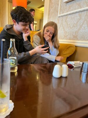 Evie Templeton Instagram - Season 2 Part 1 is out now !! 
Incredibly grateful to be a part of this wonderful show @wednesdaynetflix 
Huge thanks to Tim, Al, Miles and all the amazing cast and crew 💗
Here’s some BTS for ya x