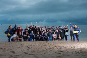 Fara Fauzana Instagram - Job done!
After almost 9 months of planning… here we go! 
On 15 August 2025, #BekpesHot made history as the First and Deepest Outdoor Underwater Live Radio Broadcast in Open Sea by Radio Personalities. Officially recognized in the ASEAN Records!

Big salute to our PASKAL — @khairykj , @jozlynnhanania, @therealfafau & @ag_azmeer who dove deep to make radio history.

This wasn’t an easy task, and it only happened because of the amazing Hot FM team:

Pasukan Jerung Laut & Jerung Darat:

@fazlyanaa & @ijalazhar – masterminds behind the content   keeping the show on track.

@jibrilazim_, Ayed, Haiqal & @_zufaraniq – the solid ground & logistics crew.

@shahirsubari – tukang picit partners and media.

@supr.pop & @ilancore_ – creative eyes behind the promos & video edits.

@ying_yi17 – ensuring client commitments delivered.

@ajri__ & @ftn.syfqh – Hot FM min, pushing socials pre-during-post campaign.

@faizalyaacob & @lokman_elias – technical heroes sending underwater audio to studio.

Studio team: @syaddyzd, @rajanadia, @syedfazeelshah & @_jimmy188 – received the audio and keeping the broadcast clean on air.

Partners and client who made it possible. Without you, no way this would happen.

UMT – training, license, equipment & tiptop hospitality.

UTK – access to assets that allowed us to go on air underwater.

Maritim Malaysia – keeping us safe during this crazy idea.

IST - For the superb Skuba equipments for our talent and crews. 

Venticare - for the custom dive suit. Merah menyala! 

Gardenia – Best buns & full support as sponsor.

You guys turned the impossible into reality.

This is not just radio.
This is Hot FM making waves.

Sampai jumpa di acara gila seterusnya Tawan Tawan. 

The chaMPA1on Bekpes Hot Skuba team signing off.

#HotFM #BekpesHotSkuba #ASEANRecords #OpsJerungHotFM #Paskal #chaMPAion