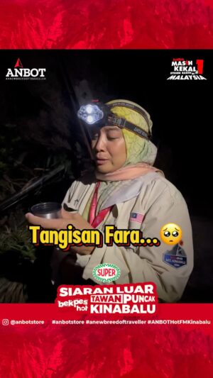 Fara Fauzana Instagram - Jam 6:50pm, 300 meter sebelum tiba di Laban Rata, sekali lagi kita dapat tangisan Fara 🥺 Fara, sikit lagi, sikit lagi kita nak sampai dah! 

Bekpes Hot Tawan Puncak Kinabalu, kolaborasi bersama ANBOT: Port barangan outdoor berkualiti , pengedar rasmi jenama Nakawan dan LNT di Malaysia. 

#BekpesHotTawanPuncakKinabalu #BekpesOnTop #BeskpesKinabalu #AnbotHotFMKinabalu