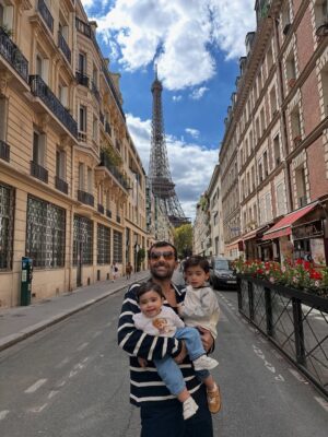 Farah Hadi Instagram - تحسونا ؟ 🥐🍞
#عقيل_الرئيسي #فرح_الهادي #ادم_الرئيسي #نوح_الرئيسي #باريس #paris #travels
