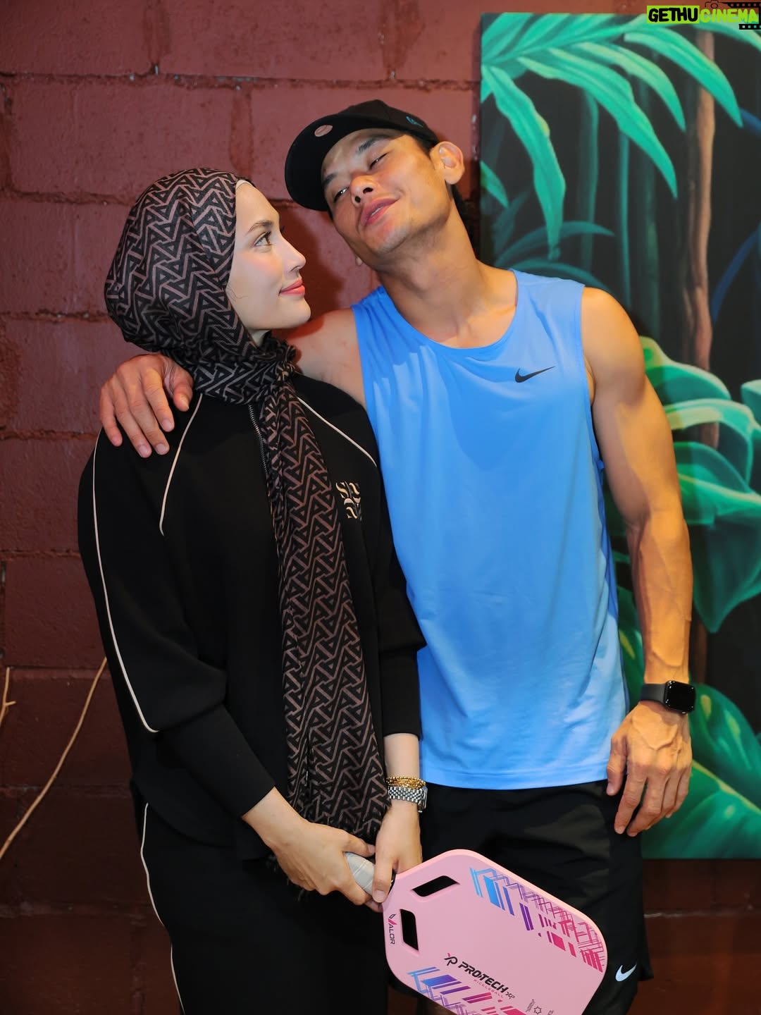 Fasha Sandha - 67.2K Likes - Thank you @nurjiwafoundation ! 👏🏻
Pertama kali for Fasha and Aidil. Tak pernah sekalipun main pickleball.Kira lulus dengan mata cemerlang 🤗😂🎖️
Lepas ni kena kerap main pickleball 
Terima kasih Datuk Sri Siti and team for having Us

📸 @syzwn.mrg 
👗 @she_dazzle