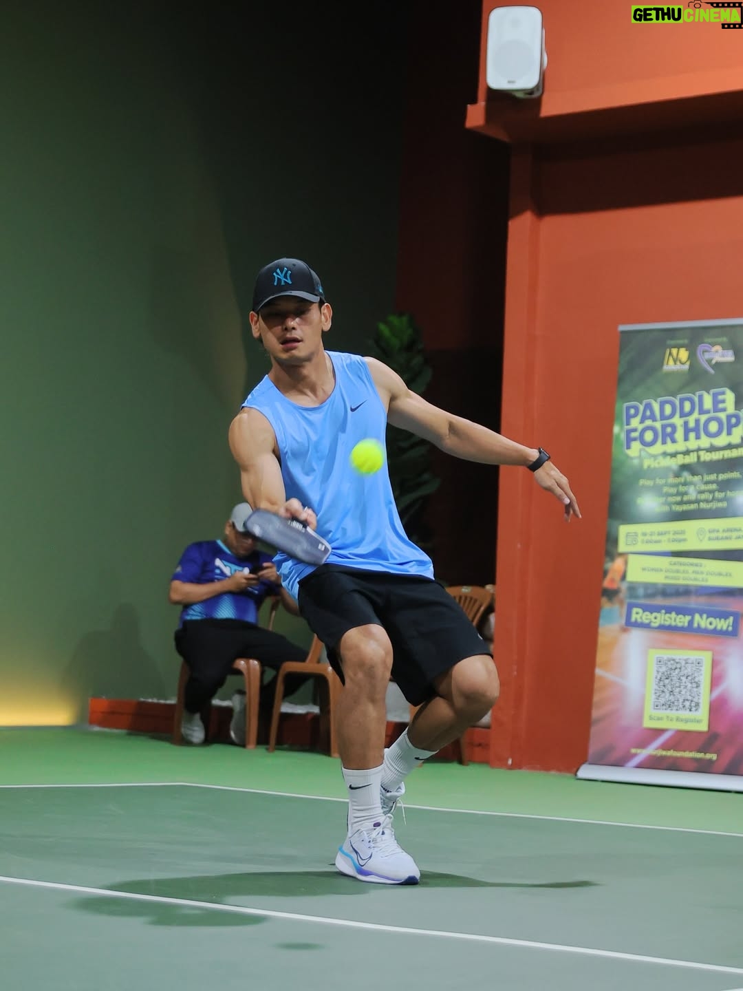 Fasha Sandha - 67.2K Likes - Thank you @nurjiwafoundation ! 👏🏻
Pertama kali for Fasha and Aidil. Tak pernah sekalipun main pickleball.Kira lulus dengan mata cemerlang 🤗😂🎖️
Lepas ni kena kerap main pickleball 
Terima kasih Datuk Sri Siti and team for having Us

📸 @syzwn.mrg 
👗 @she_dazzle
