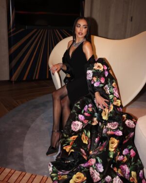 Fatima Al-Momen Instagram - Last night I had the chance to celebrate the icons of fashion and entertainment in the region and honoring the careers of Nabila Ebeed, Latifa, and Georgina Rick at Vogue Ball of Arabia.
Thank you @voguearabia thank you @mrarnaut šš
Jewellery :@mouawad
Outfit : @nicolasjebran
Make up: @mirijanavasovic for @charlottetilburyarabia