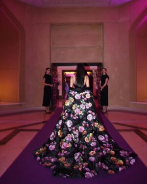 Fatima Al-Momen Instagram - Last night I had the chance to celebrate the icons of fashion and entertainment in the region and honoring the careers of Nabila Ebeed, Latifa, and Georgina Rick at Vogue Ball of Arabia.
Thank you @voguearabia thank you @mrarnaut šš
Jewellery :@mouawad
Outfit : @nicolasjebran
Make up: @mirijanavasovic for @charlottetilburyarabia