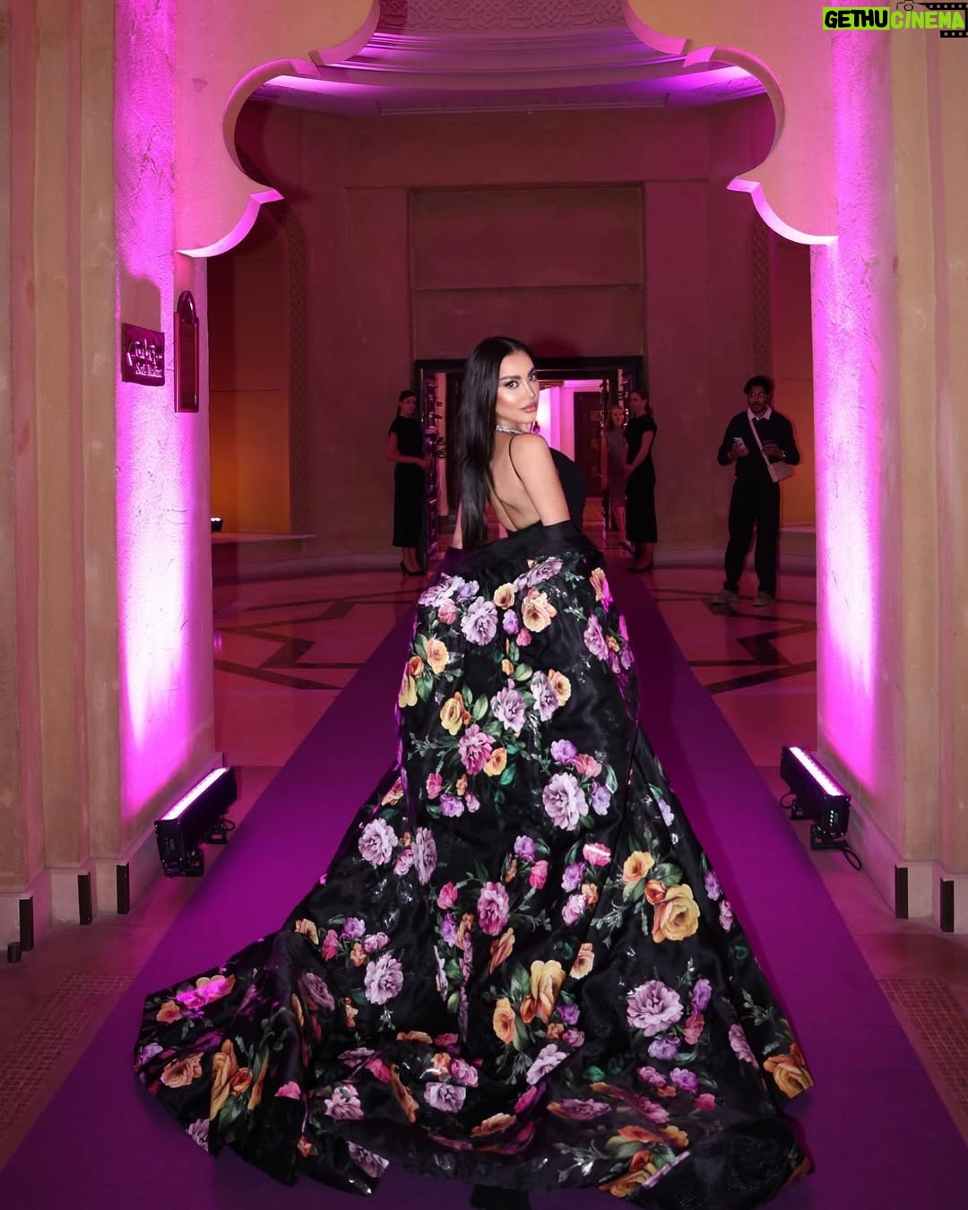 Fatima Al-Momen - 16.1K Likes - Last night I had the chance to celebrate the icons of fashion and entertainment in the region and honoring the careers of Nabila Ebeed, Latifa, and Georgina Rick at Vogue Ball of Arabia. 
Thank you @voguearabia thank you @mrarnaut 🙏🙏

Jewellery :@mouawad
Outfit : @nicolasjebran
Make up: @mirijanavasovic for @charlottetilburyarabia