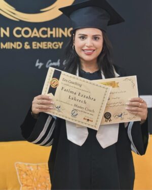 Fatima Ezzahra Lahrech Instagram - الرحلة كانت مليئة بالتحديات، ولكن القوة الداخلية والإيمان بالنمو الشخصي هو ما قادني إلى هنا، اليوم أحتفل بتخرجي ككوتش و مرافقة نفسية بالطاقة الحيوية، لأكون داعمة لكل من يسعى للتحرر والتوازن ، جد فخورة بهذا المسار و أتطلع للأفضل ان شاء الله 🙏🏻
شكرا كوتش غالي @coach_ghali على ما قدمته لي من معرفة و توجيه طوال هذه الرحلة 🙏🏻
لا تتوقفوا عن الإيمان بقدرتكم على التغيير 💪 احبكم ♥️
#mastercoach
#fatimaezzahralahrech
