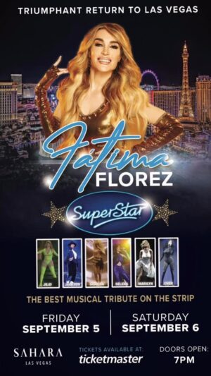 Fátima Flórez Instagram - LO MEJOR ESTÁ POR VENIR… 5 y 6 de Septiembre Hotel Sáhara LAS VEGAS
 👇

https://www.ticketmaster.com/fatima-florez-superstar-las-vegas-nevada-09-05-2025/event/170062E7B2BE1C09