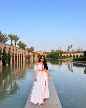 Fatma Bartakis Instagram - Is this heaven ? 🥹✨
I just can’t get over this place @palais.namaskar 🤍🇲🇦