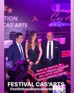 Feriel Graja Instagram - اجمل الجوائز هي التي تأتينا من بلد و شعب نحبه كالمغرب ...النجاح الشخصي جميل و يصبح اجمل لما يكون التكريم جماعيا مع مجموعة من النجوم الساطعة في سماء العالم العربي من مصر على غرار النجمين الصديقين محمد حماقي و زينة و طبعا نجوم اخرون من الجزائر و المغرب ...شكرا لمهرجان "كاز ارت " لتتويج نجاحاتي على مدار أربع و عشرون سنة من  العطاء الفني ...و ما احلى الاعتراف بالنجاح ...شكرا 
Total look: 
Dress: @philipppleinofficial 
Accessories : @rayhana_creations_officiel
Shoes: @Gucci 
Glam team: @glowy_beauty_lounge #casartfestival 
#Morocco