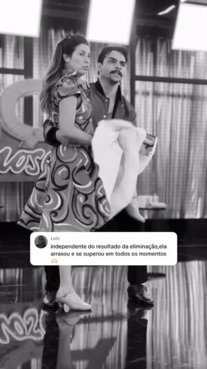 Fernanda Paes Leme Instagram - É sobre se superar! 💙 #Domingão #DançadosFamosos