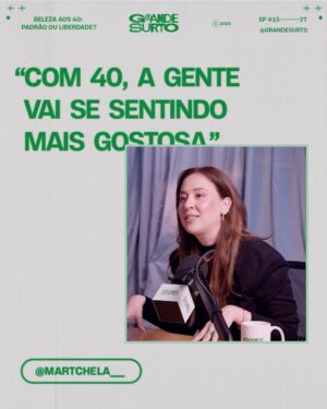 Fernanda Paes Leme Instagram - O tempo tá aí, não para... E as demandas também não! É ficar bonita, é se manter relevante profissionalmente, é cuidar da mente, é tanta coisa. No @grande.surto dessa semana, eu recebi a @titimuller_ e @martchela___ pra falar sobre como é chegar aos 40 no pique!!! Tem link na bio pra assistir ao episódio completo.