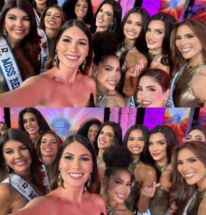 Gabriela Isler Instagram - ¡Qué noche tan especial vivimos ayer en los estudios de @venevision! 💫
Me llena el corazón haber estado ahí, como parte del equipo @missvenezuela, viendo a nuestras reinas internacionales @ileanamarquezpedroza y @sakraguerrero despedirse con tanta emoción frente a toda Venezuela 🇻🇪. Se les notaba en los ojos esa mezcla de felicidad y esperanza por los sueños que van a cumplir.
Y por si fuera poco, acompañamos a nuestras 25 candidatas en el segundo show en vivo donde recibieron las primeras premiaciones de la #TemporadaMissVenezuela2024 ✨. ¡La energía que se sentía era increíble!
Felicitaciones al equipo de producción y cada una de las integrantes del equipo #MissVenezuela por su trabajo, un show hermoso de principio a fin gracias al esfuerzo de todos✨.
Gracias @francomontoro por permitirme brillar con ese look y accesorios 🖤✨