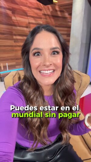 Gina Holguín Instagram - ¿Quieres ir al mundial sin pagar? ⚽️🏆🤔
Puedes ser voluntario y aquí te cuento cómo puedes inscribirte #FWC2026 #Mundial2026 #Voluntarios #Mundial