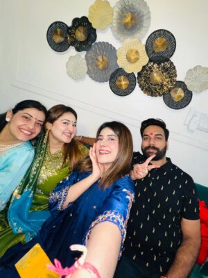 Ginni Soni Instagram - Happy rakshabandhan..🫀🧿