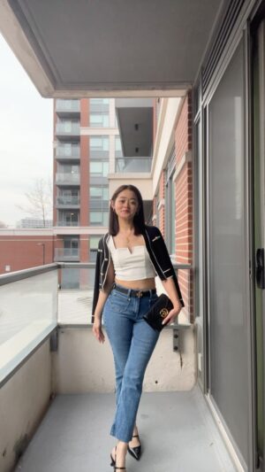 Gisela Cindy Instagram - 🤍🩵
*
*
#outfit #ootd #toronto