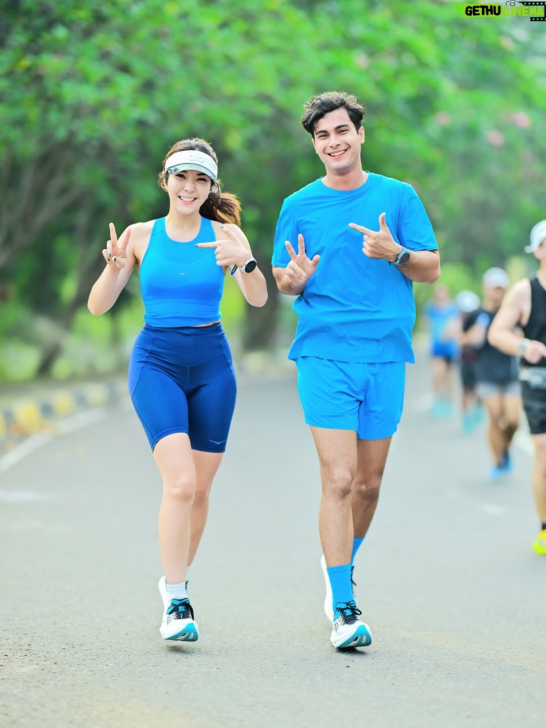 Gisella Anastasia - 188.2K Likes - Grateful for this morning — for 27 minutes of running beside you at your 27. (Karna kalo 27k kejauhan yaaaaa😛tidurmu baru 2jam itu kayaknya😬🤧) —

For how you show up fully, even in the little things.
For your steady effort, your quiet strength.
For the warmth you bring, and the space you hold.
For the way you care — deeply, and gently.

And most of all, for the person you are and the one you’re still becoming in this new age.

May God guide every step you take, in all you do and all you are called to be. 🤍

HAPPY BDAY!