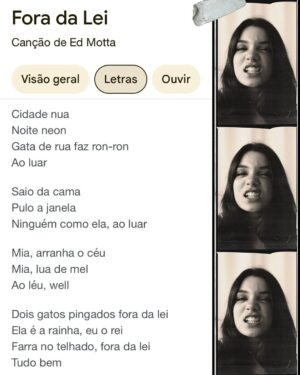 Giulia Benite Instagram - Me conta sua música de MPB preferida pra eu escutar? 🎶🎵 
📸 @amandalavorato