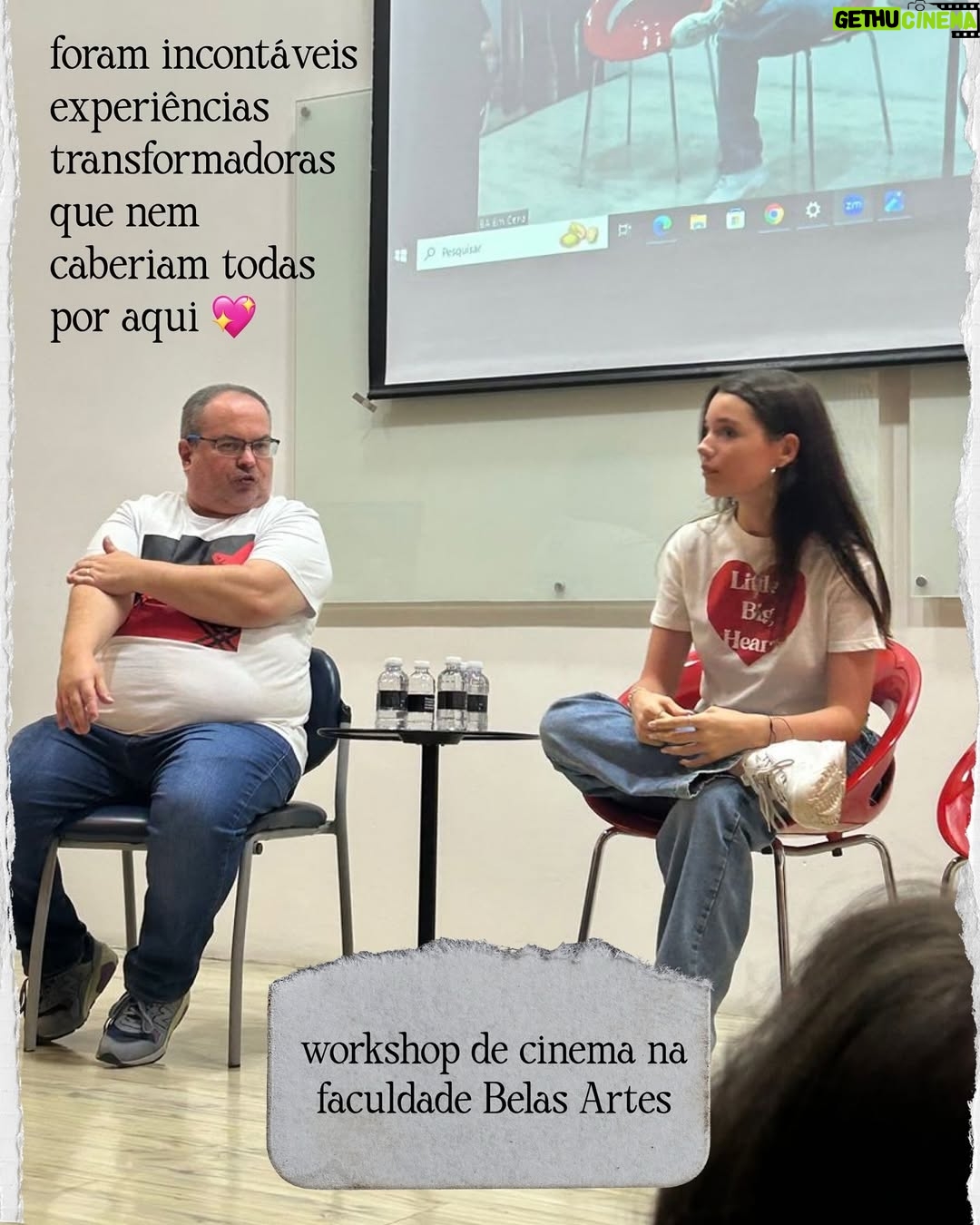 Giulia Benite - 190.9K Likes - 2024 chegando ao fim. Guardo um pedaço de mim nesse ano incrível que vivi, e sempre levarei comigo grandes partes dele também. Foram tantas oportunidades de fazer o que amo (nem coube tudo aqui!), viver experiências que encheram meu coração de alegria e me sentir genuinamente grata por tudo que fiz e todos que cruzaram meu caminho. Nesse próximo ano, que possamos continuar escrevendo as histórias dos nossos próprios filmes, onde somos todos os personagens principais (e viva o cinema nacional, claro!) 🎥💖🎬