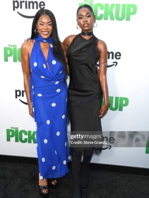 Golden Brooks Instagram - The TEA…. Me and babygirl came out to support the immensely talented and beautiful @keke in @amazonprime @amazonmgmstudios THE PICKUP MOVIE alongside #eddiemurphy #petedavidson and #evalongoria directed by @timkstory 🎬🎬
Such a fun movie!!! And got to see some of my favorite people!!
Thank you @makeupbyjulissv
Dresses(both ) @zara