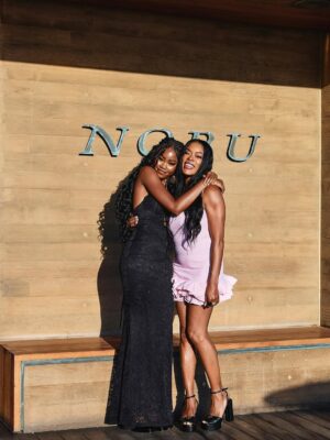 Golden Brooks Instagram - Help me wish my very niche teenager who loves music before her time, a renowned make- up enthusiast at this point, and an actress in the making, a very HAPPY SWEET 16th BIRTHDAY 🎂. My Dakota Tao Woodside you never cease to amaze me! I’m not gonna lie, these teen years are challenging ( including the driving lessons😭) but I wouldn’t wanna go through this journey with anyone other than you! I am so excited to see your future unfold! My creative girl! I’m always going to love you unconditionally, even when some say, you may not deserve it… I know the soft moments when you always say “I’m sorry… I love you mom” love you too munchie! 🌸💟 Happy #sweet16
A time was had! Thank you to all the peeps who came out to celebrate. 🎉 Thank you to our phenomenal photographer @kamel.bentot who was with us all night, capturing our beauty in her black dress! 👗 🖤
#happybirthday @angelglitchh1 💗💗💗💗