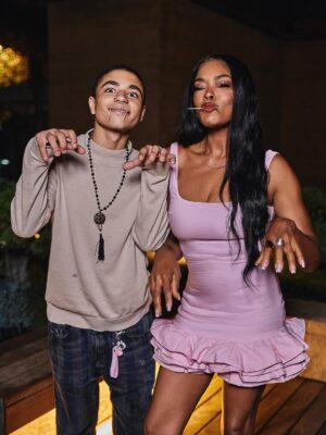 Golden Brooks Instagram - Help me wish my very niche teenager who loves music before her time, a renowned make- up enthusiast at this point, and an actress in the making, a very HAPPY SWEET 16th BIRTHDAY 🎂. My Dakota Tao Woodside you never cease to amaze me! I’m not gonna lie, these teen years are challenging ( including the driving lessons😭) but I wouldn’t wanna go through this journey with anyone other than you! I am so excited to see your future unfold! My creative girl! I’m always going to love you unconditionally, even when some say, you may not deserve it… I know the soft moments when you always say “I’m sorry… I love you mom” love you too munchie! 🌸💟 Happy #sweet16
A time was had! Thank you to all the peeps who came out to celebrate. 🎉 Thank you to our phenomenal photographer @kamel.bentot who was with us all night, capturing our beauty in her black dress! 👗 🖤
#happybirthday @angelglitchh1 💗💗💗💗