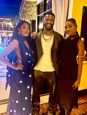 Golden Brooks Instagram - The TEA…. Me and babygirl came out to support the immensely talented and beautiful @keke in @amazonprime @amazonmgmstudios THE PICKUP MOVIE alongside #eddiemurphy #petedavidson and #evalongoria directed by @timkstory 🎬🎬
Such a fun movie!!! And got to see some of my favorite people!!
Thank you @makeupbyjulissv
Dresses(both ) @zara