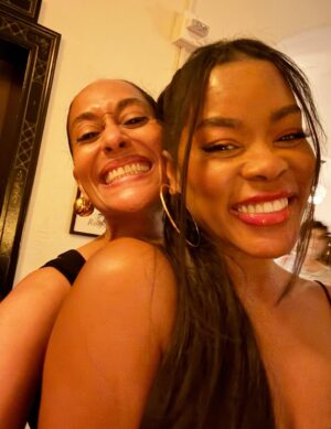 Golden Brooks Instagram - What I wouldn’t do for this gang right here! Yes, we’re all back together for a night of celebrating our 25th It’s like time has never passed at all! The laughs, the poses, the jokes, the memories! … I love my #girlfriends so much! And our one and only gent!!! And yes, that is a cake with the candles… Complements of our very lovely and talented @traceeellisross #25thanniversary Here’s to the gang 🥂🥂🥂🥂🥂 @marabrockakil @traceeellisross @misspersiawhite @itsmejillmarie @reggieh69