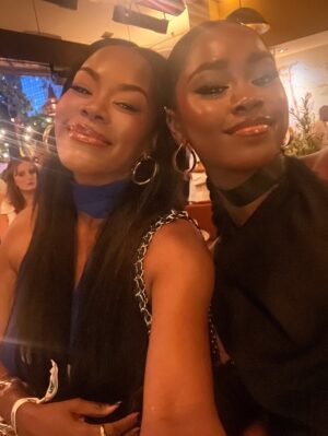 Golden Brooks Instagram - The TEA…. Me and babygirl came out to support the immensely talented and beautiful @keke in @amazonprime @amazonmgmstudios THE PICKUP MOVIE alongside #eddiemurphy #petedavidson and #evalongoria directed by @timkstory 🎬🎬
Such a fun movie!!! And got to see some of my favorite people!!
Thank you @makeupbyjulissv
Dresses(both ) @zara