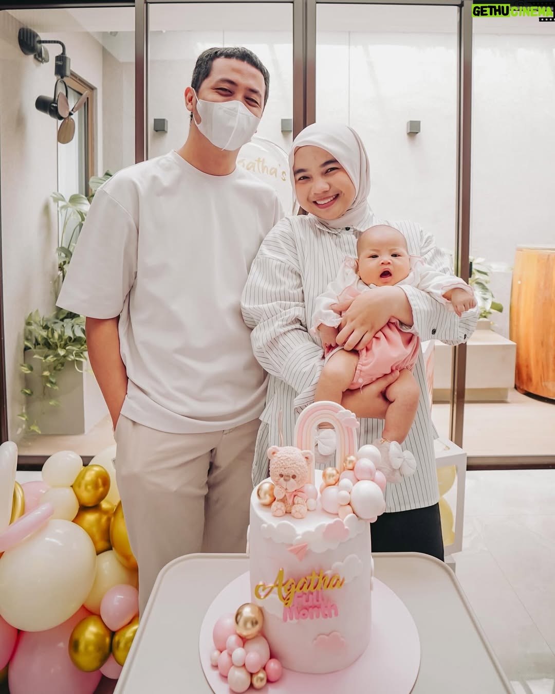 Gritte Agatha - 42.7K Likes - Agatha's full month dan botakin rambut biar ademmmm
