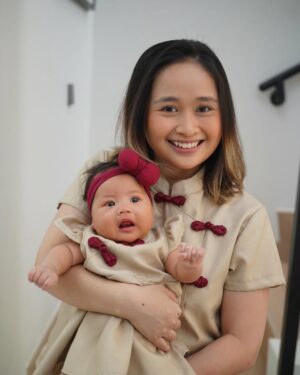 Gritte Agatha Instagram - Agatha's first chinese new year!!