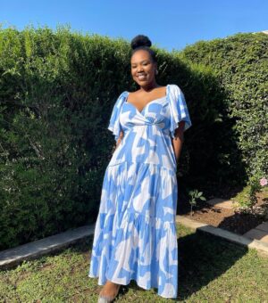 Gugu Gumede Instagram - summer dresses even in winter - gotta love durban 💕