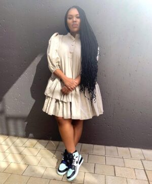 Gugu Gumede Instagram - the “dresses and jordans” type
.
.
.
.
👗: @indonifashionhouse