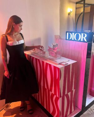 Hagar ElSarrag Instagram - Miss Dior perfume launch 🌸🌺🌸
@diorbeauty 

A BIG thank you to @sahar.m.azab @maissaazab for styling me and for creating this beautiful look ♥️
Thank you @shahiralasheen for this gorgeous couture dress 🤍
Makeup @makeupbymarlybakhoum 
Hair @alsagheersalons
Management @mad_solutions