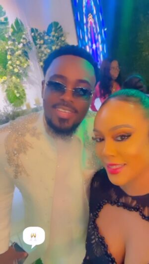 Hailliote Sumney Instagram - Congrats My Ppl 🥂💫🌟

Actor @toosweetannangh & TV Host @msflava_ 

#sweetflava23 

My dress by @phidelgh @phidelbyphidel