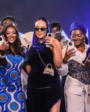 Hailliote Sumney Instagram - Thank You So Much @tecnomobilegh For Having Me 💙 
The #TECNOCAMON30Launch was Awesome and So Is the Sleek New Phone! 

#LeadInEveryRole 
#TECNOCAMON30Launch
#CAMON30Series 

Outfit: @zelak_official