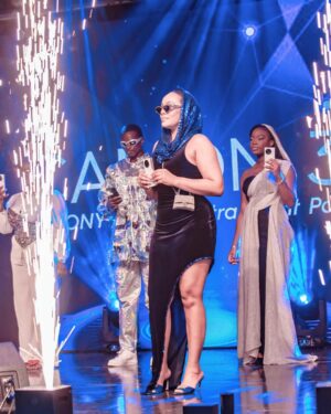 Hailliote Sumney Instagram - Thank You So Much @tecnomobilegh For Having Me 💙 
The #TECNOCAMON30Launch was Awesome and So Is the Sleek New Phone! 

#LeadInEveryRole 
#TECNOCAMON30Launch
#CAMON30Series 

Outfit: @zelak_official