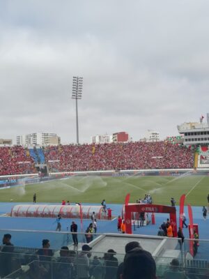 Hamisa Mobetto Instagram - So proud to cheer on my husband & @wacofficiel from the stands there’s truly no place I’d rather be. ❤️⚽

 #soccerwife #football #africa #casablanca #morocco #wydad #dimawydad 
 #ksa10🙏🏻⚽️👑