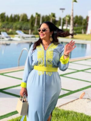 Hanane Ibrahimi Instagram - شكرا لكل جميل بقي جميلا معنا حتى النهاية❤️
@bijouterie_rayane @maison_ducaftan1
#instaphoto #instamood #casablanca #morocco #momofgirls #actress #art #fun #party #caftan #moroccancaftan #beauty #glam #smile #live #love ❤️